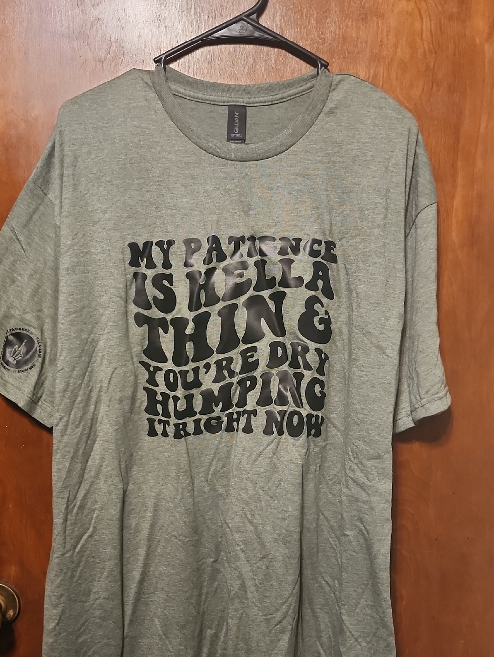 Men's Graphic Tee - Green Thin Fit Casual Shirt